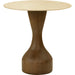 Mila Rose End Table by Galey Alix x Livabliss. Made from marble, mango wood in a unique style.