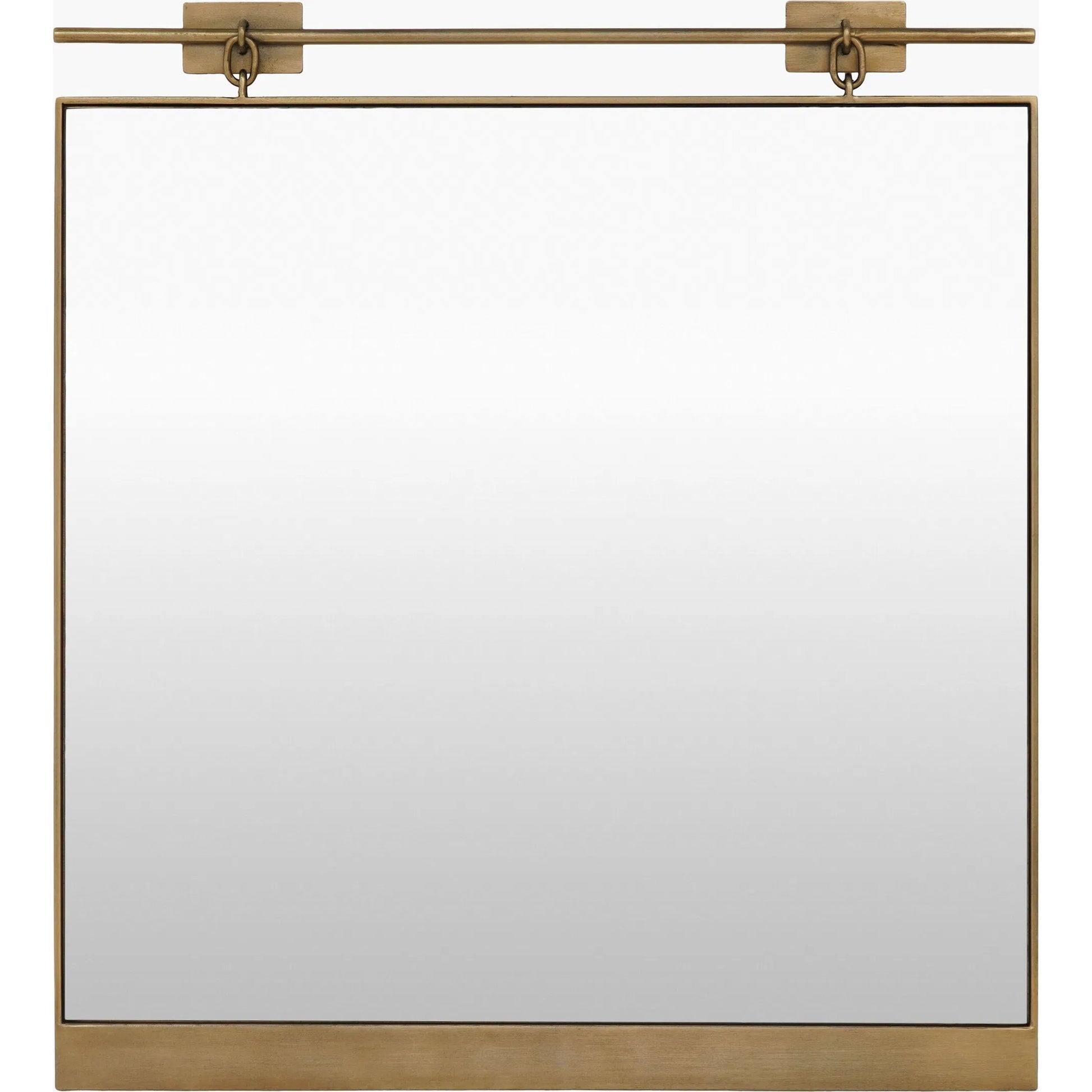 Meier Accent Mirror by Galey Alix x Livabliss in gold and antiqued gold. Made from iron in a unique style.