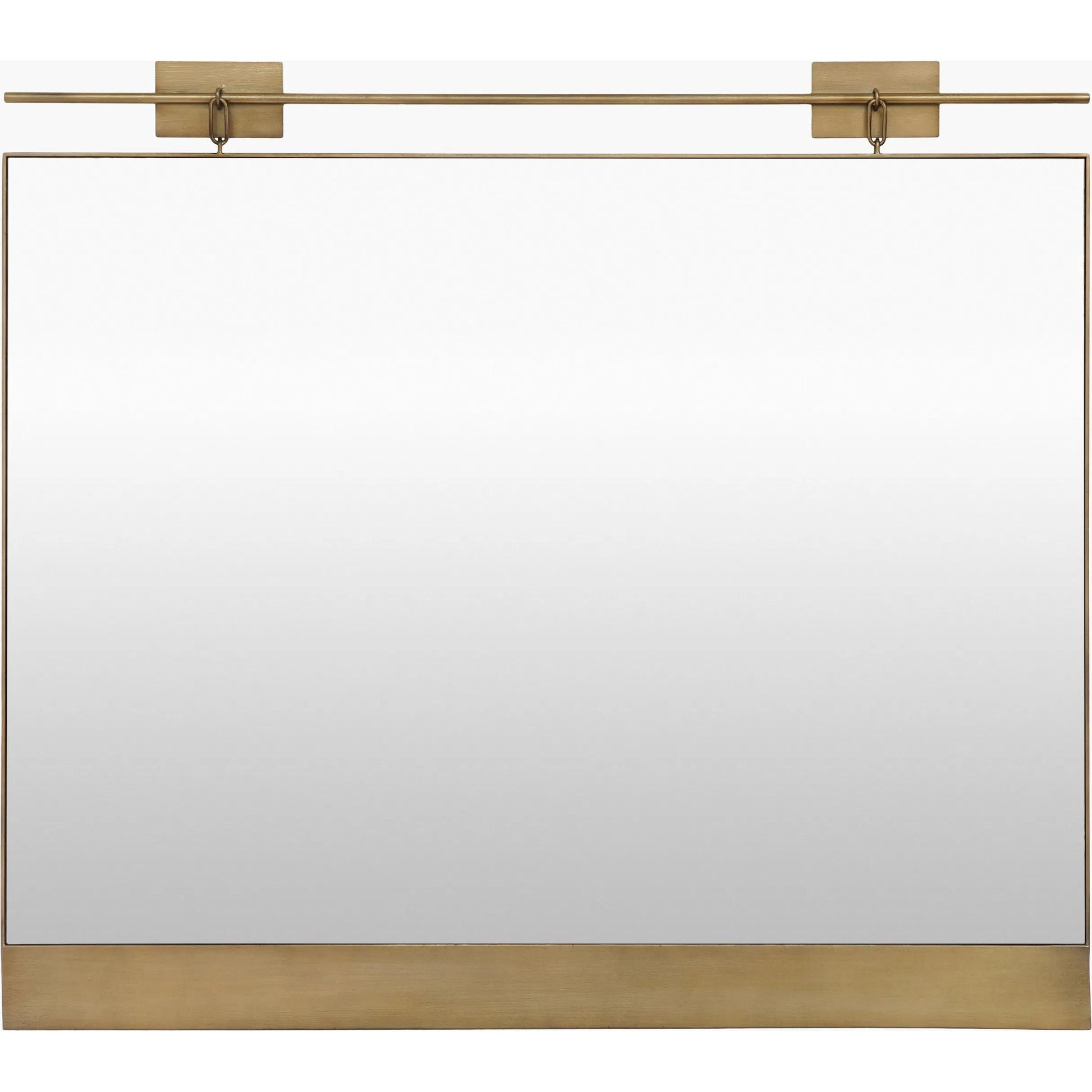 Meier Accent Mirror by Galey Alix x Livabliss in gold and antiqued gold. Made from iron in a unique style.