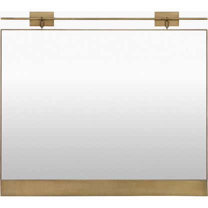 Meier Accent Mirror by Galey Alix x Livabliss in gold and antiqued gold. Made from iron in a unique style.