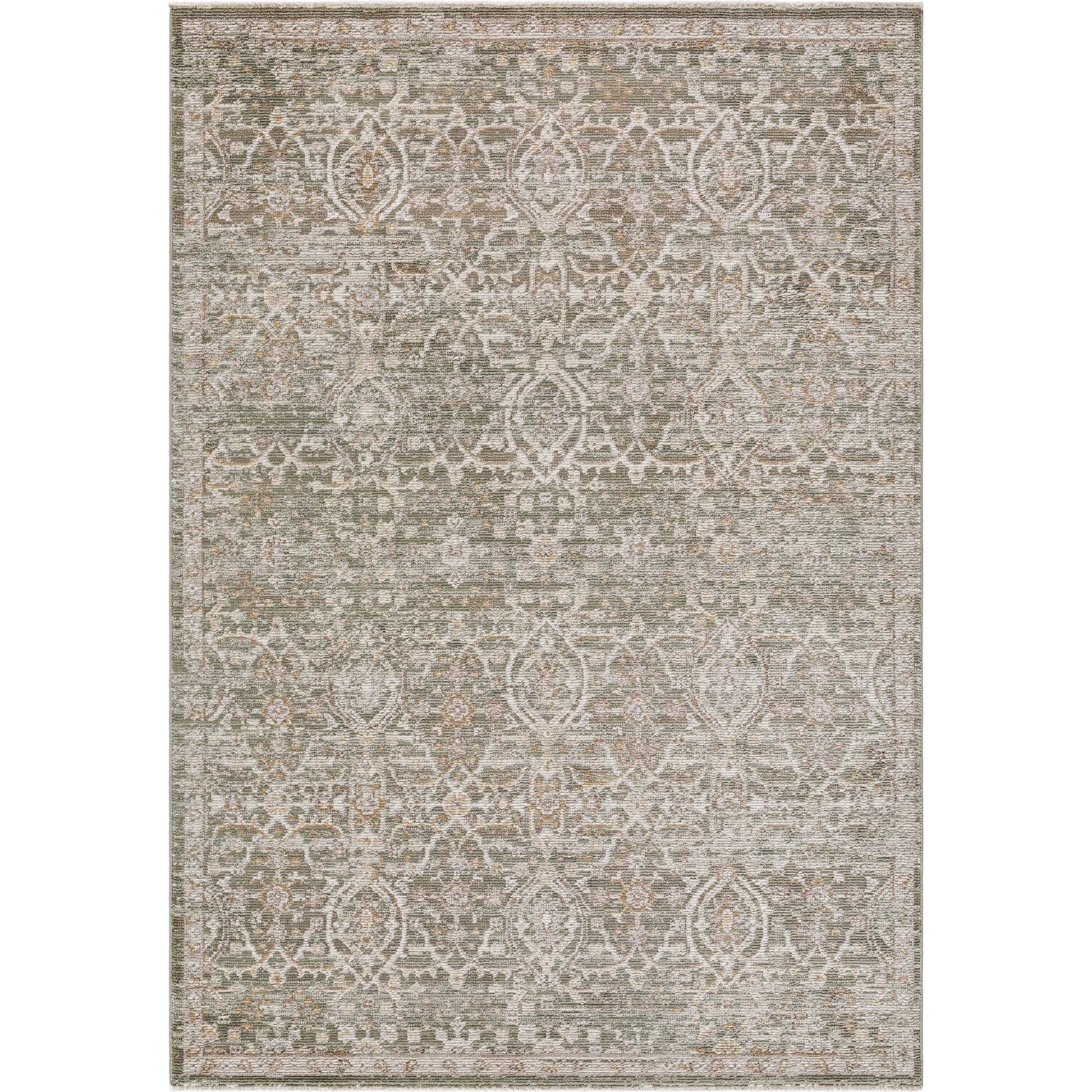 Myrtle Avenue GAMY-2305 Rug by Galey Alix x Livabliss in olive, taupe, medium gray, dark brown, cream, mustard. Made from polypropylene, polyester in a unique style.