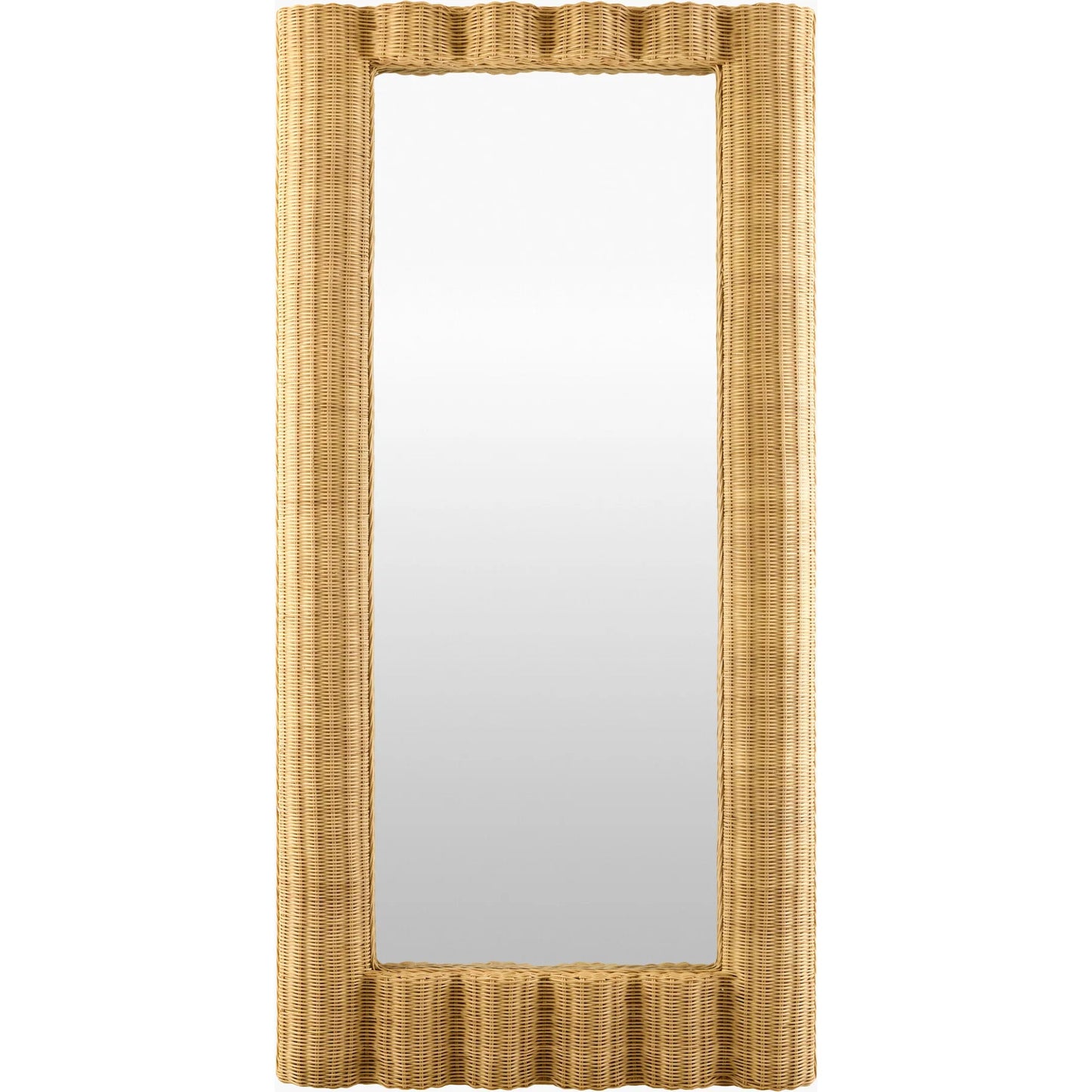000 SI-2632933 | Primary Silo | Tortola Accent Mirror by Galey Alix x Livabliss in lacquered. Made from rattan in a unique style.