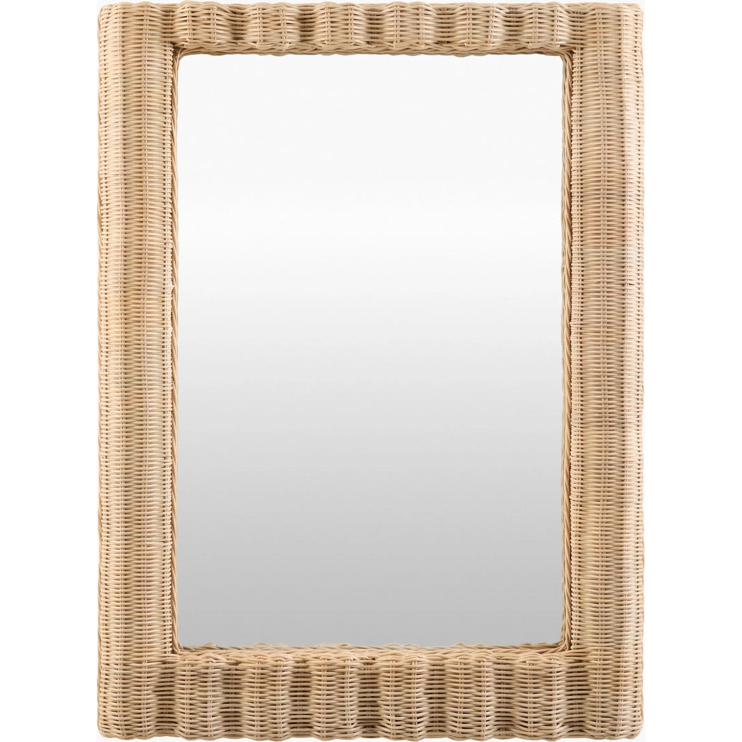000 SI-2632932 | Primary Silo | Tortola Accent Mirror by Galey Alix x Livabliss in lacquered. Made from rattan in a unique style.