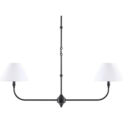 The Palotas Chandelier by Livabliss. Made from iron, linen, plastic in a unique style.