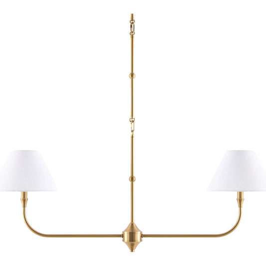 The Palotas Chandelier by Livabliss. Made from iron, linen, plastic in a unique style.