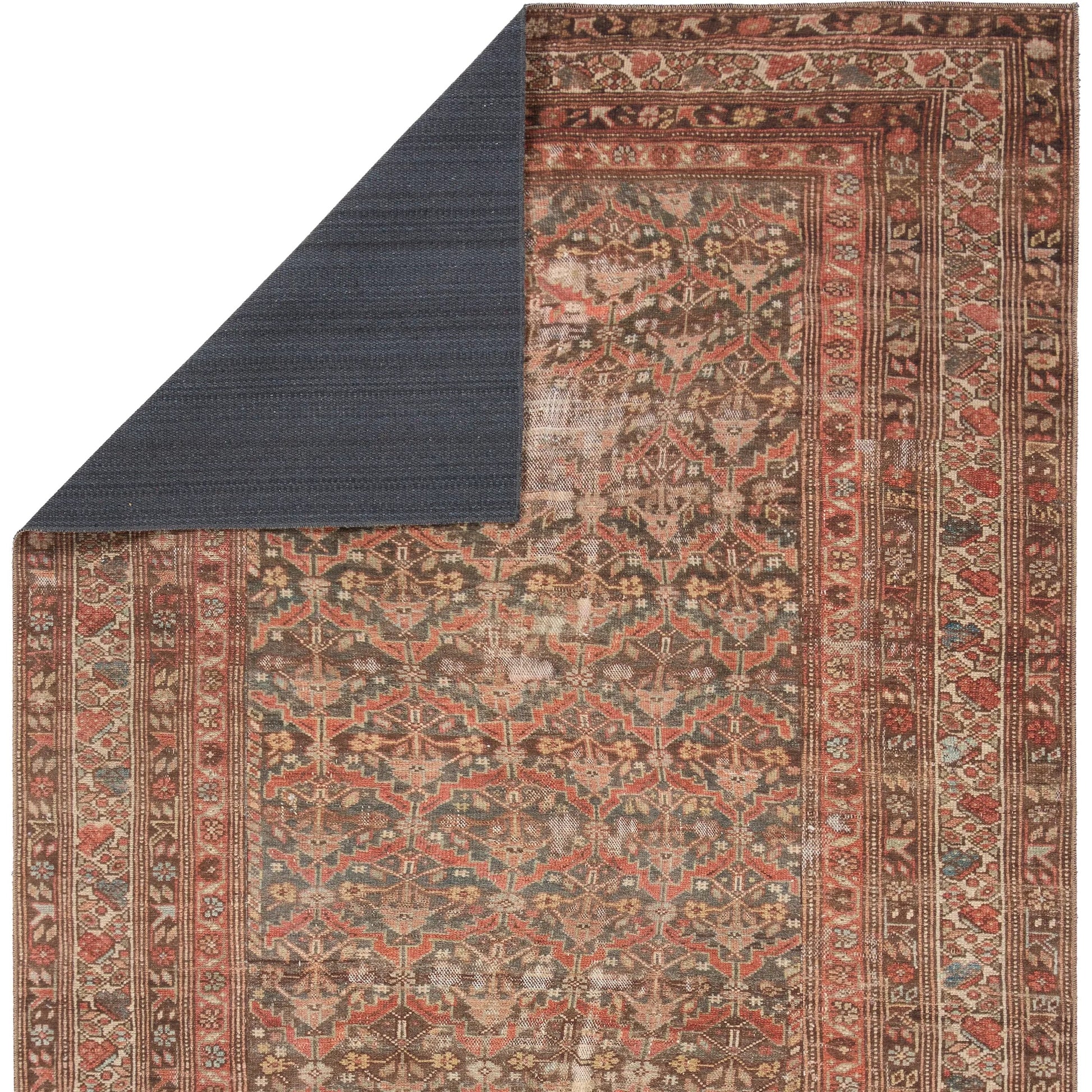 Garcia GAR08 Rug by Jaipur Living in brown, red, beige. Made from 100% polyester in a unique style.
