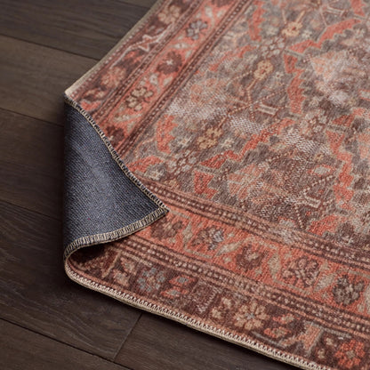 Garcia GAR08 Rug by Jaipur Living in brown, red, beige. Made from 100% polyester in a unique style.