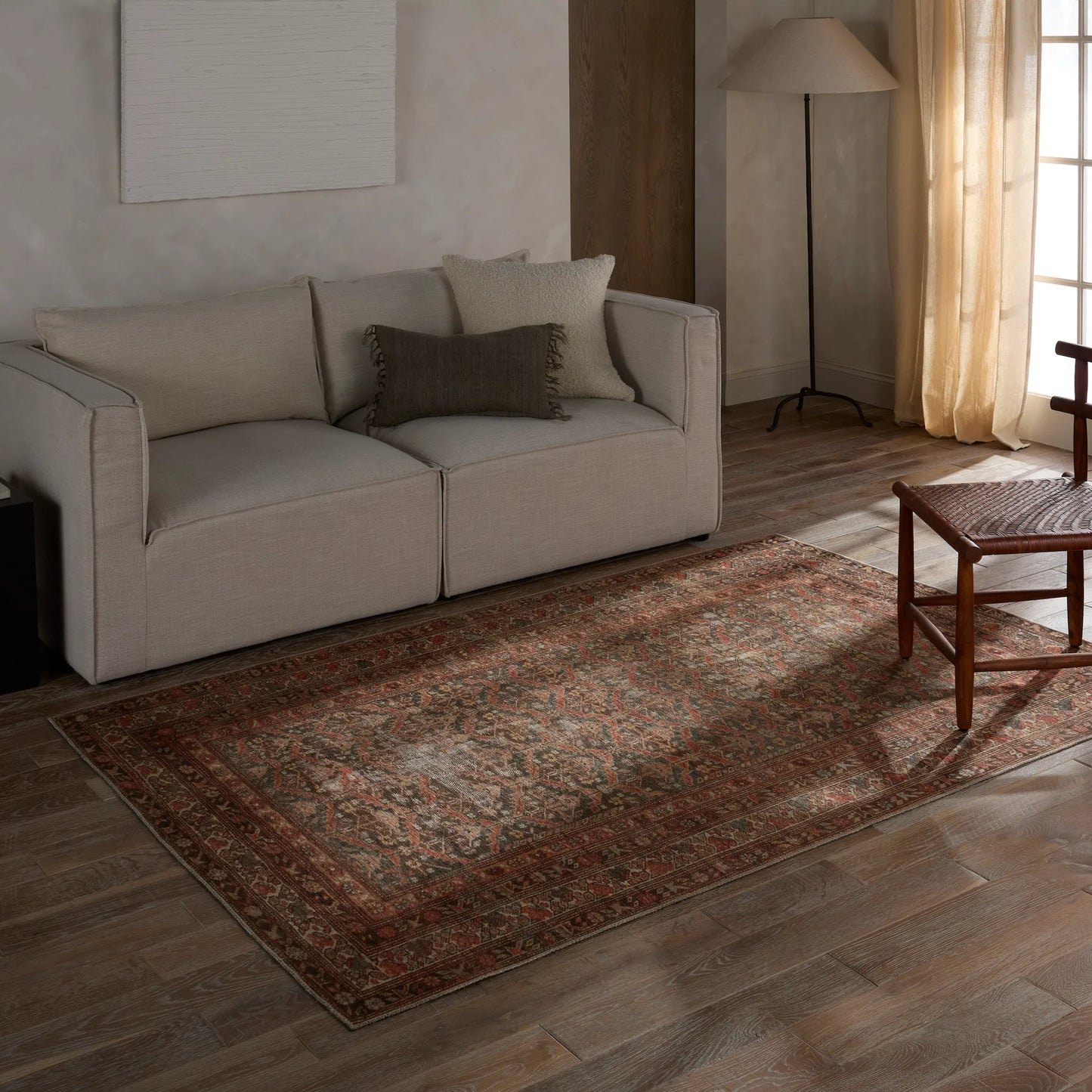 003 SI-2354486,SI-2354487,SI-2354488,SI-2354489,SI-2354490,SI-2354491,SI-2386135 | Lifestyle | Garcia GAR08 Rug by Jaipur Living in brown, red, beige. Made from 100% polyester in a unique style.