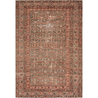 Garcia GAR08 Rug by Jaipur Living in brown, red, beige. Made from 100% polyester in a unique style.