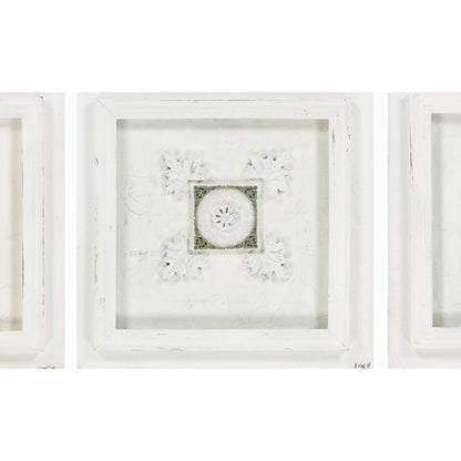 Surya Wall Decor Wall Art Piece - 16675 (Set of 3) by Surya in cream. Made from canvas, oil paint in a modern style.