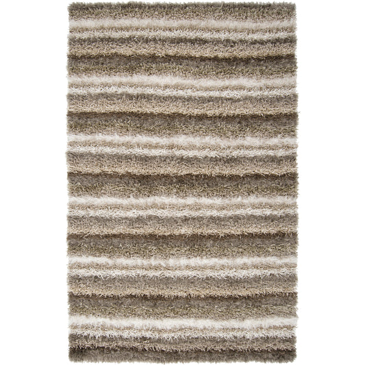 Garnet Rug - 436 by Surya in charcoal, white, oatmeal, gray. Made from 100% polyester in a unique style.