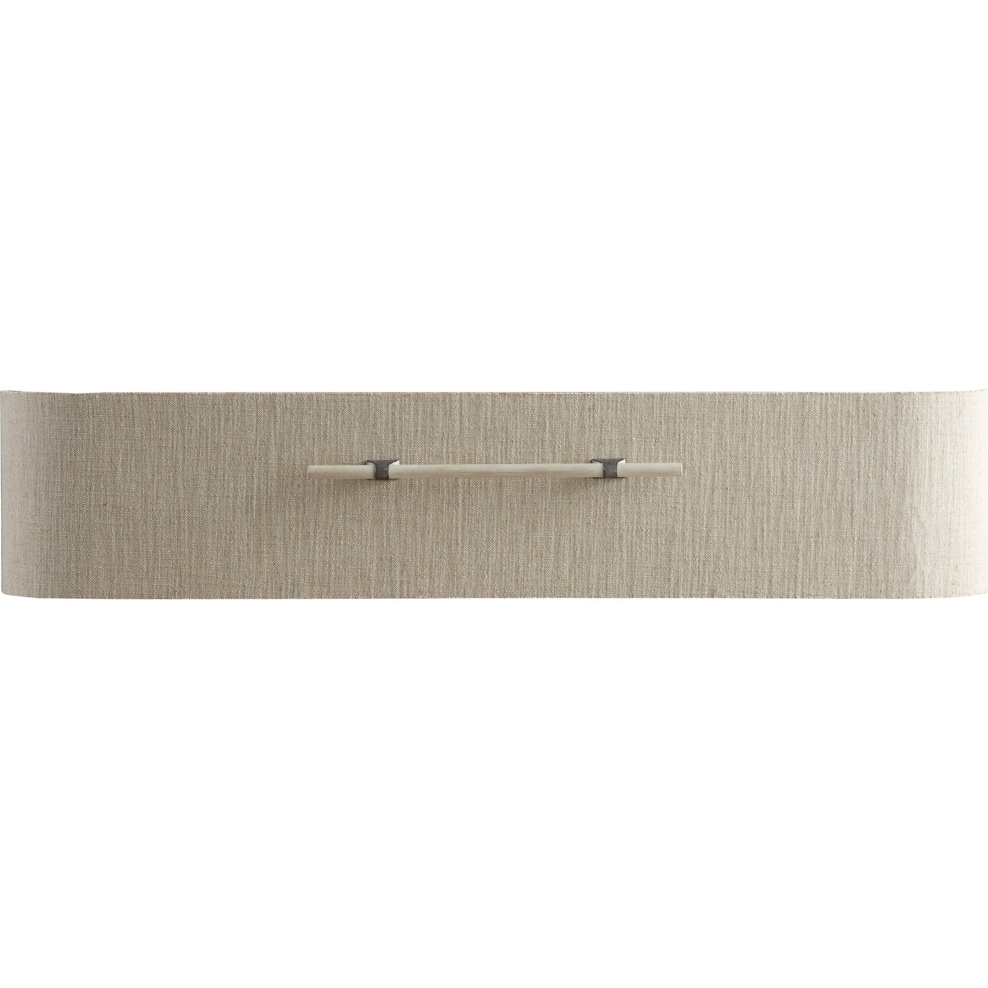 Affinity Bachelors Chest by Hooker Furniture in greige. Made from fabric in a coastal style.