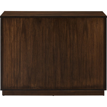 Avalon Console Table by Greenington in black walnut. Made from 100% solid moso bamboo in a modern style.