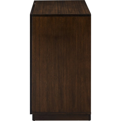 Avalon Console Table by Greenington in black walnut. Made from 100% solid moso bamboo in a modern style.
