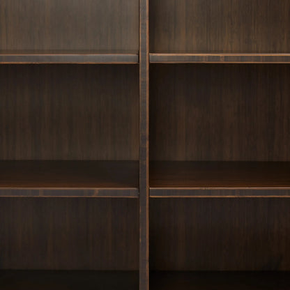 Avalon Console Table by Greenington in black walnut. Made from 100% solid moso bamboo in a modern style.