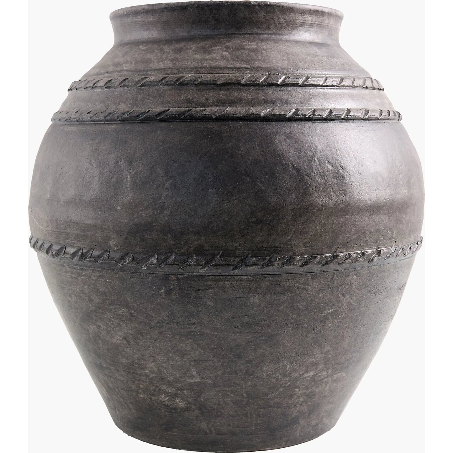 004 SI-2258902 | Additional Silo | Stevi Vase by Galey Alix x Livabliss in gray and glazed. Made from ceramic in a traditional style.