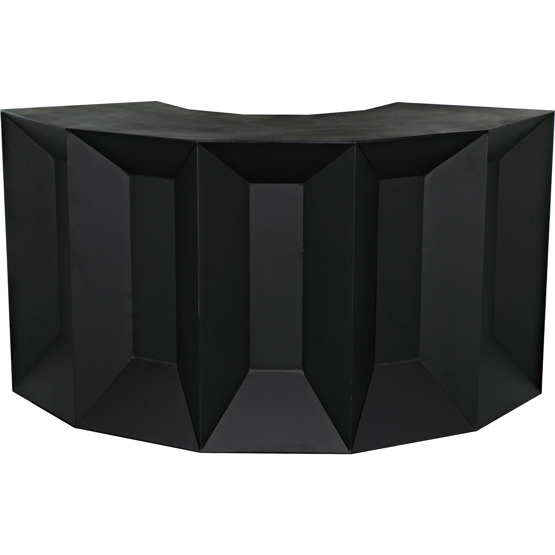 Peter Bar by Noir in matte black. Made from industrial steel in a modern style.