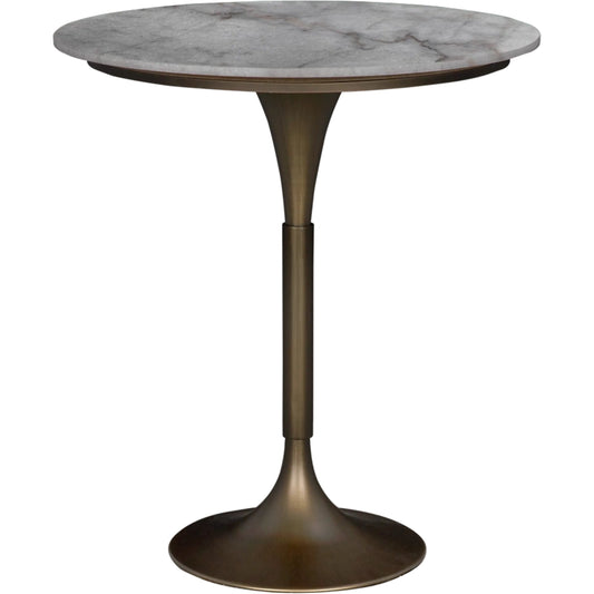 001 SI-2326246 | Unknown | Jman Bar Table by Noir. Made from industrial steel, night snow marble in a unique style.