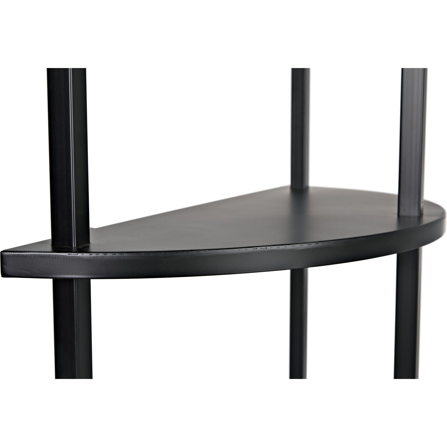 026 SI-1755562 | Closeup | Spago Bookcase by Noir in black. Made from metal in a modern style.