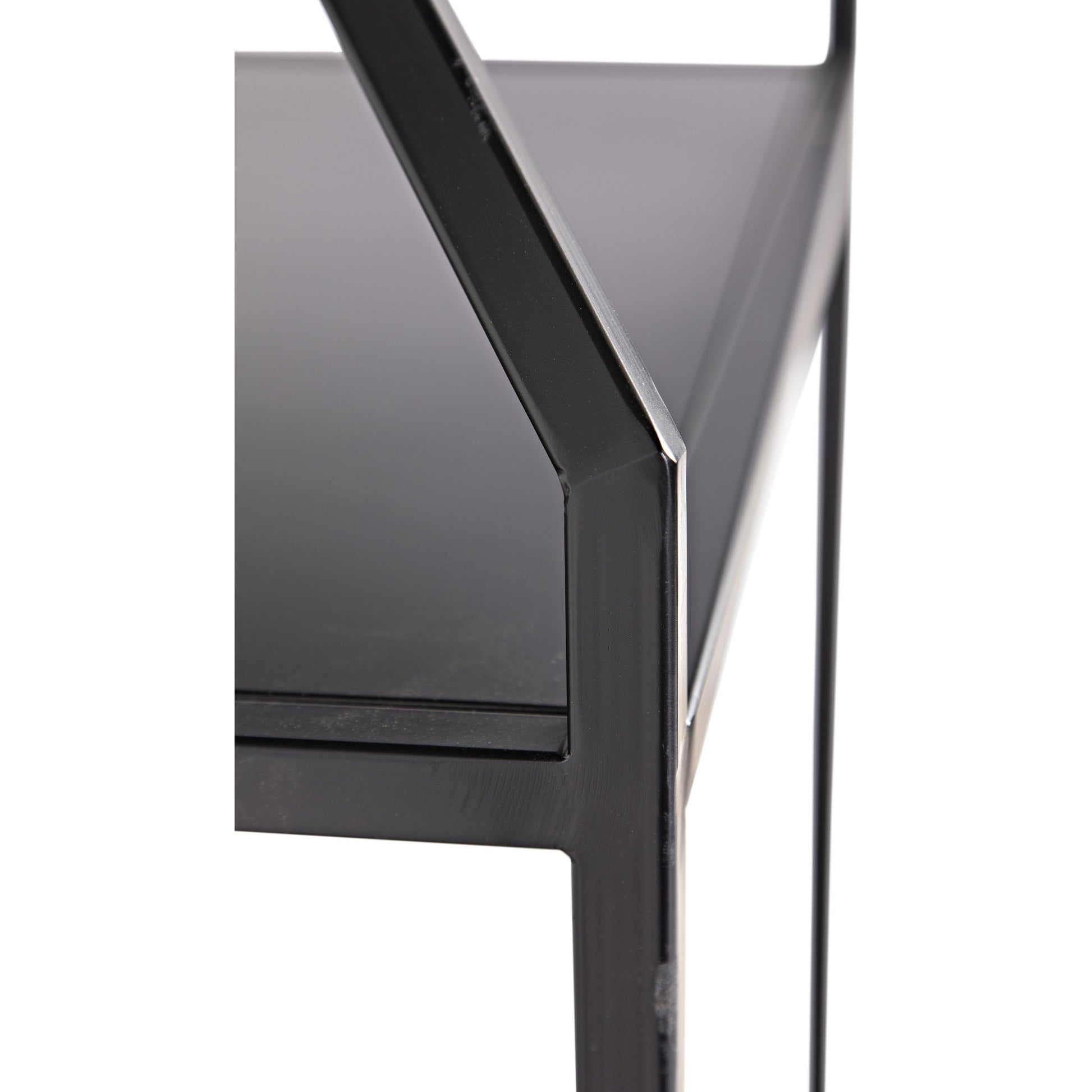 Downtown I Bookcase by Noir in black. Made from metal in a eclectic & global style.