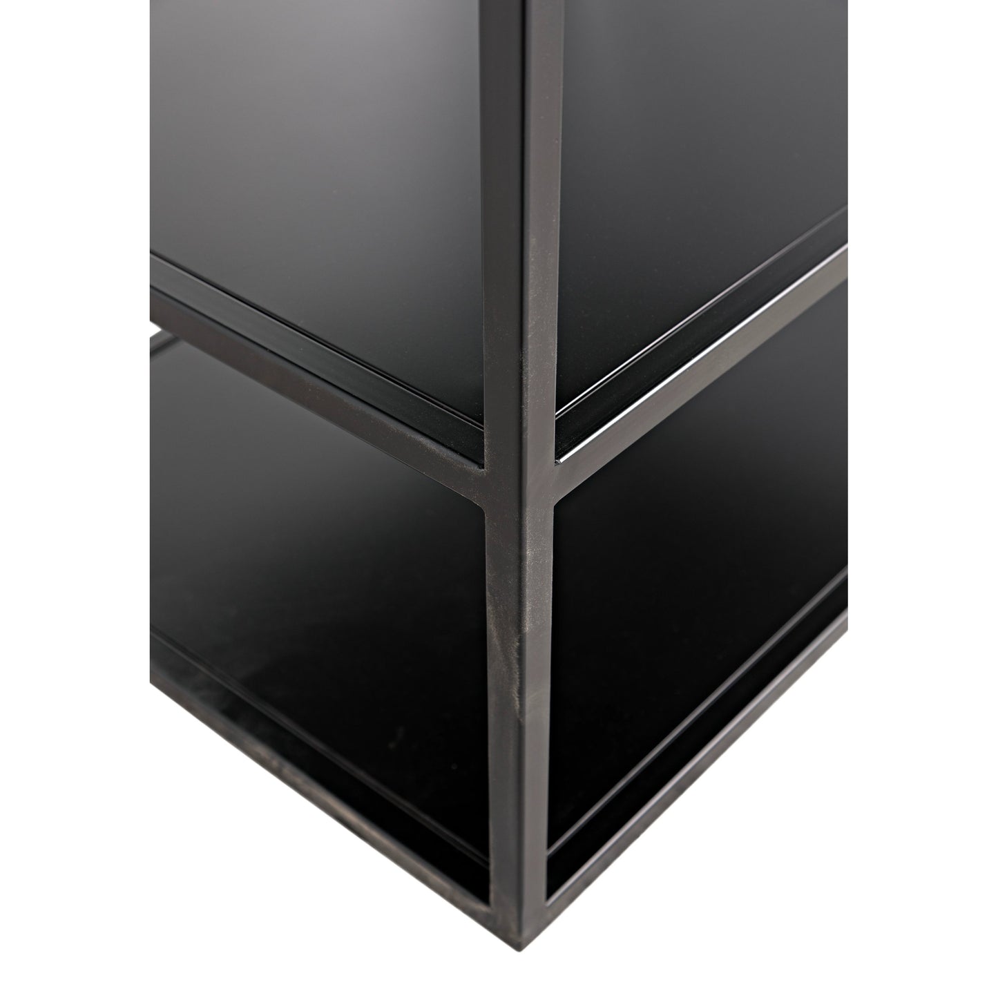 011 SI-1755530 | Additional Silo | Downtown I Bookcase by Noir in black. Made from metal in a eclectic & global style.