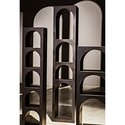 Aqueduct I Bookcase by Noir in black. Made from metal in a eclectic & global style.