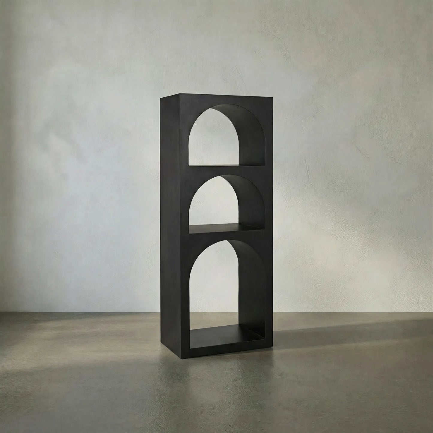 027 SI-1755514 | Lifestyle | Aqueduct I Bookcase by Noir in black. Made from metal in a eclectic & global style.