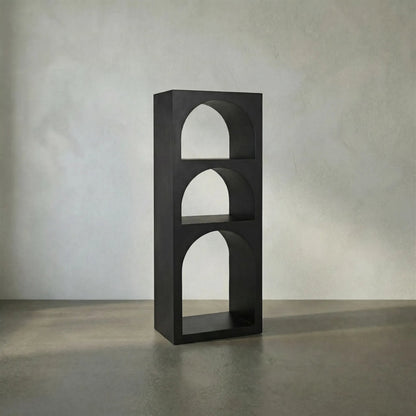 Aqueduct I Bookcase by Noir in black. Made from metal in a eclectic & global style.