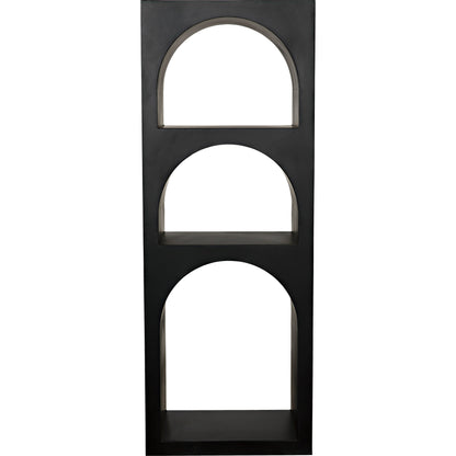 Aqueduct I Bookcase by Noir in black. Made from metal in a eclectic & global style.