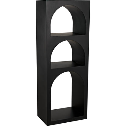 Aqueduct I Bookcase by Noir in black. Made from metal in a eclectic & global style.