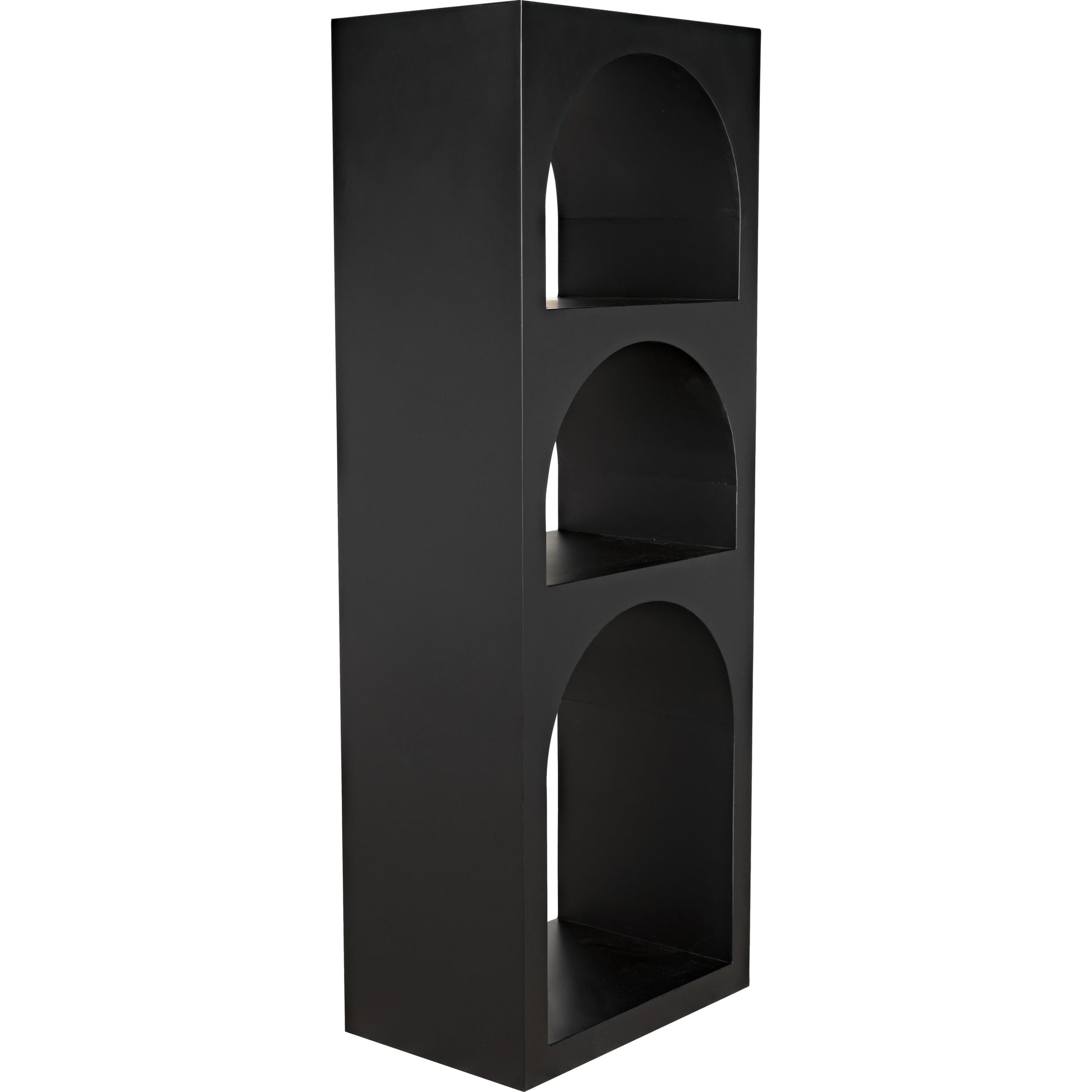 Aqueduct I Bookcase by Noir in black. Made from metal in a eclectic & global style.
