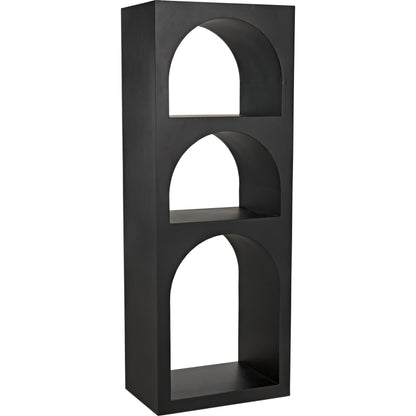 Aqueduct I Bookcase by Noir in black. Made from metal in a eclectic & global style.
