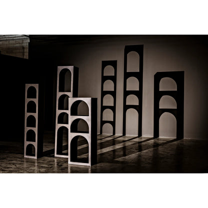 Aqueduct III Bookcase by Noir in black. Made from metal in a eclectic & global style.