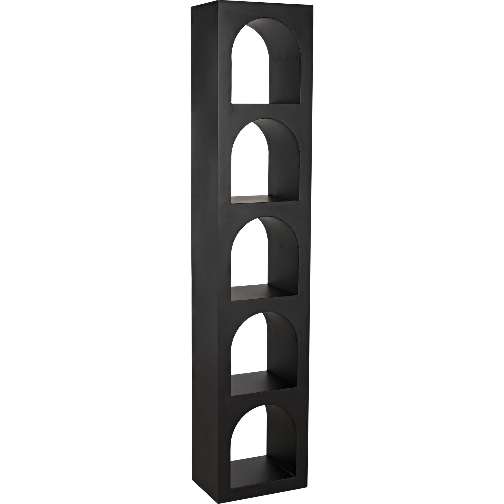 Aqueduct III Bookcase by Noir in black. Made from metal in a eclectic & global style.