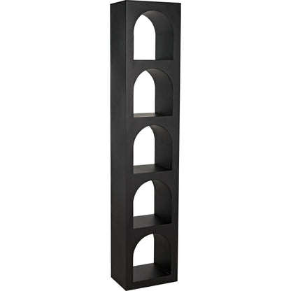 Aqueduct III Bookcase by Noir in black. Made from metal in a eclectic & global style.