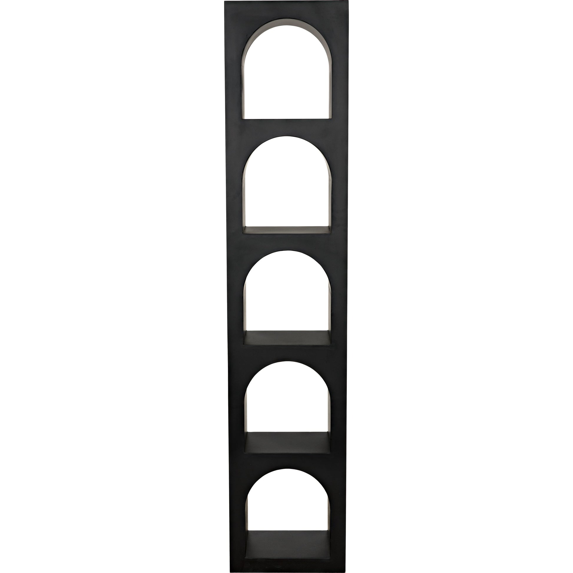 Aqueduct III Bookcase by Noir in black. Made from metal in a eclectic & global style.