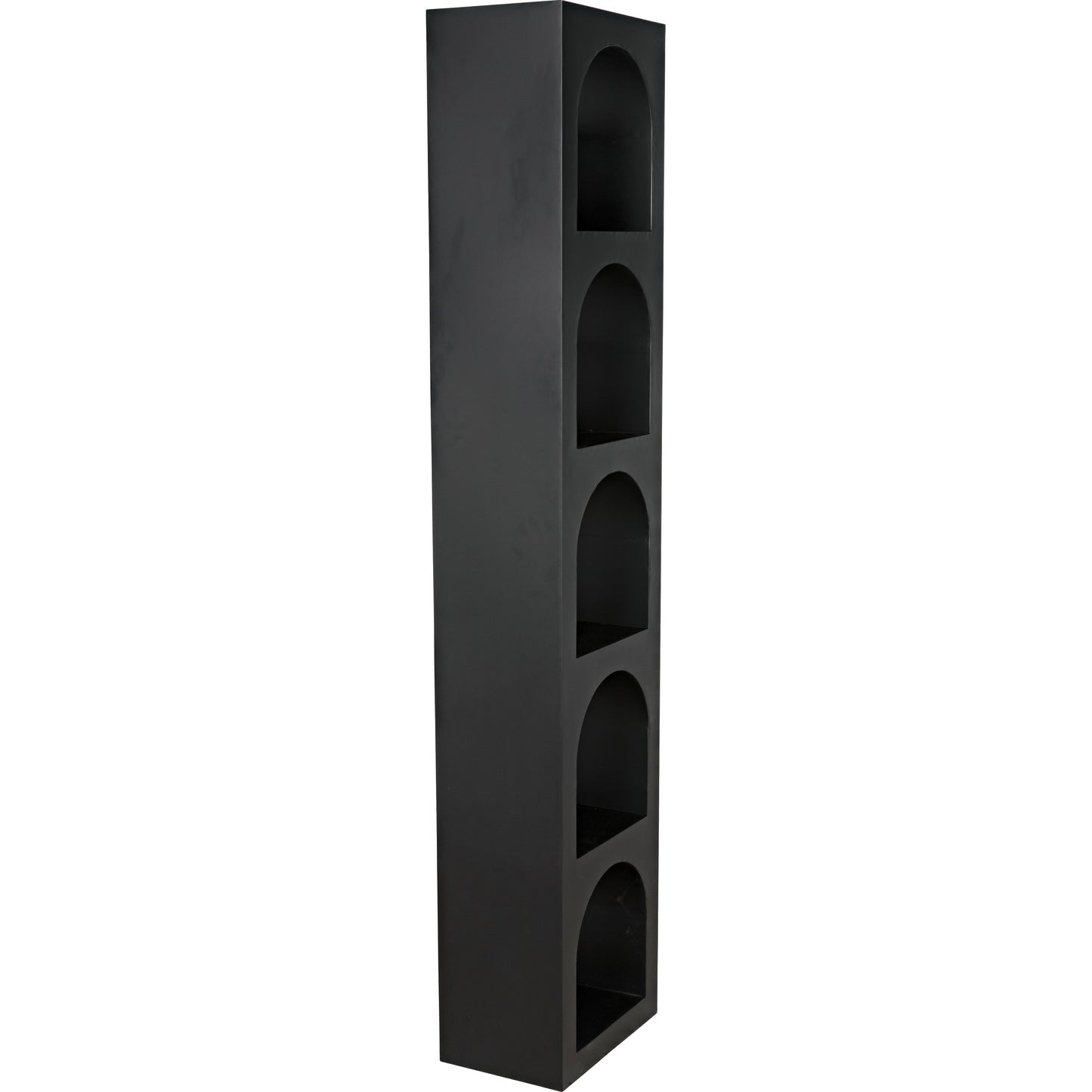 004 SI-1755513 | Additional Silo | Aqueduct III Bookcase by Noir in black. Made from metal in a eclectic & global style.