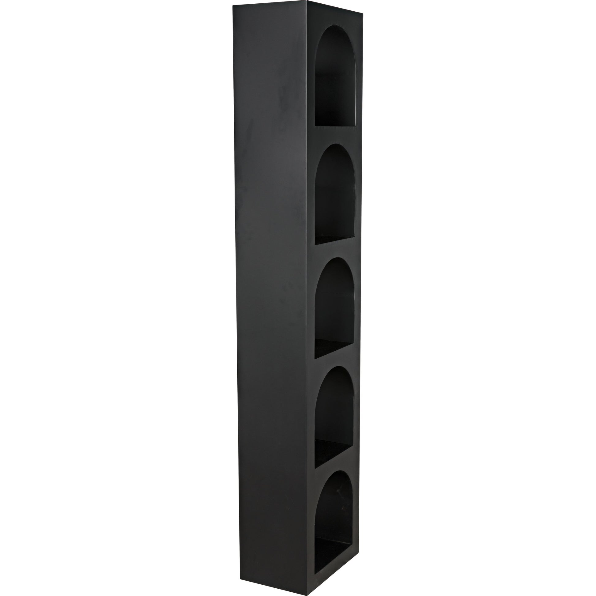 Aqueduct III Bookcase by Noir in black. Made from metal in a eclectic & global style.