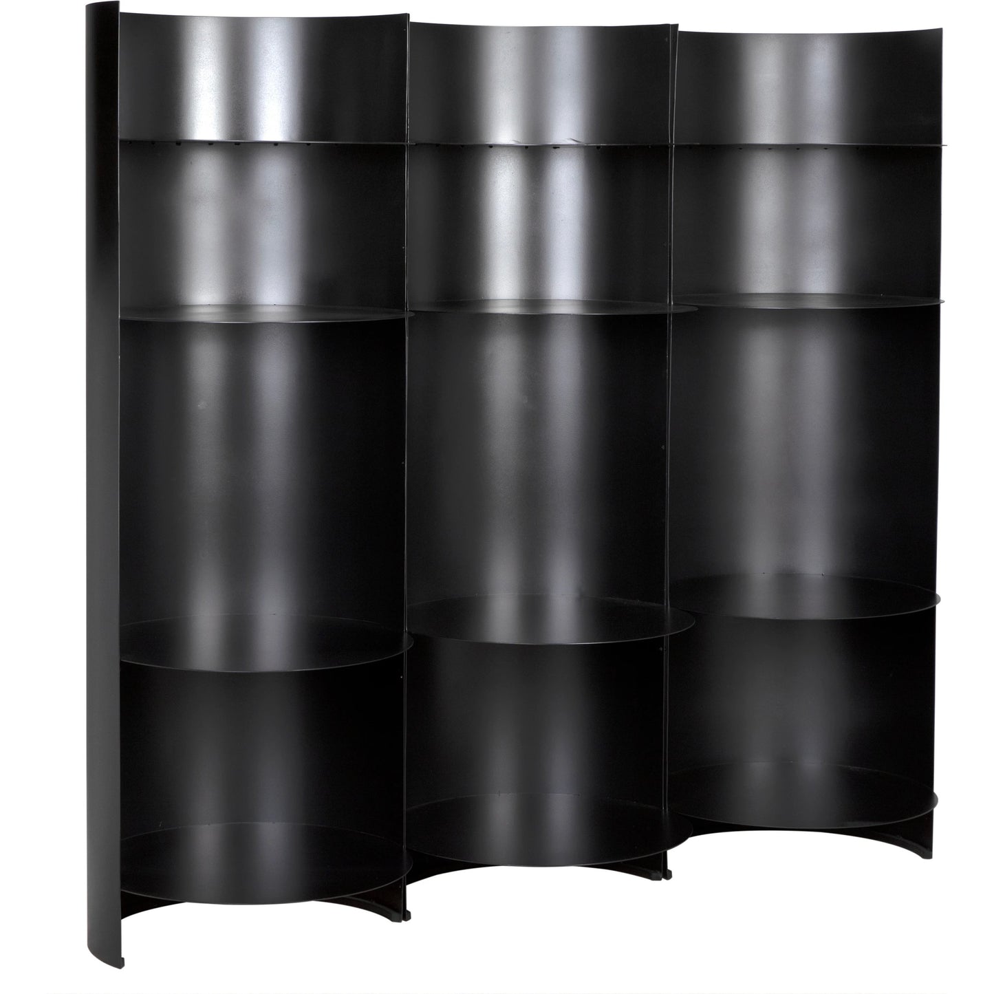 001 SI-2137025 | Primary Silo | Fassbender Bookcase by Noir in matte black. Made from industrial steel in a modern style.