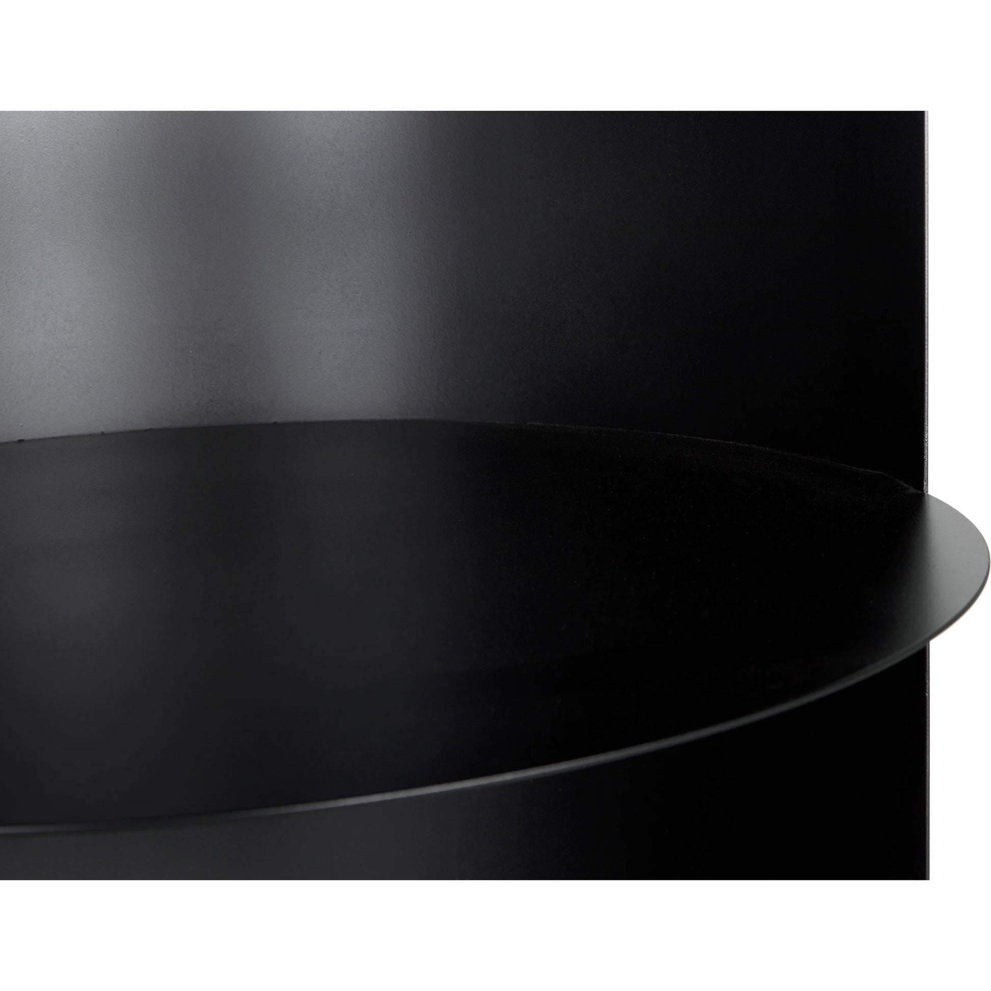 Fassbender Bookcase by Noir in matte black. Made from industrial steel in a modern style.