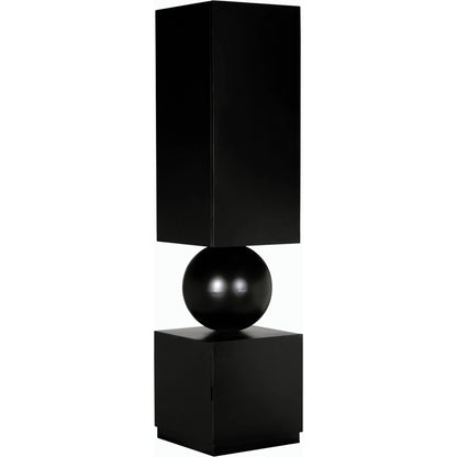Pillar Cabinet by Noir in matte black. Made from industrial steel in a modern style.