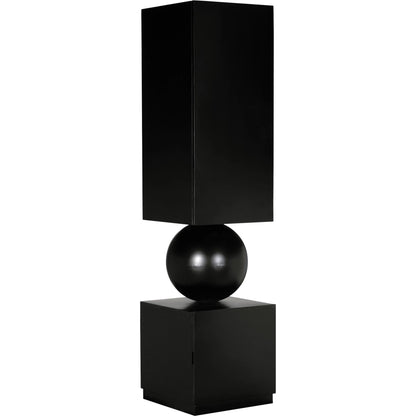 Pillar Cabinet by Noir in matte black. Made from industrial steel in a modern style.