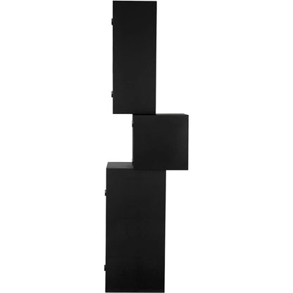 Archimedes Tower by Noir in matte black. Made from iron in a unique style.