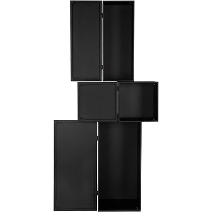 Archimedes Tower by Noir in matte black. Made from iron in a unique style.