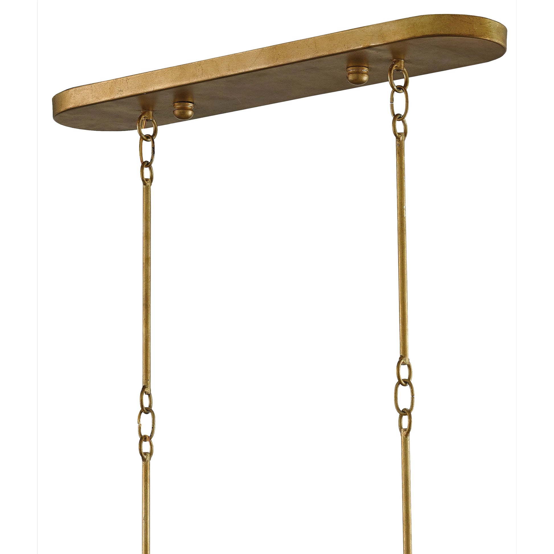 Grand Lotus Oval Chandelier by Currey and Company. Made from wrought iron in a modern style.