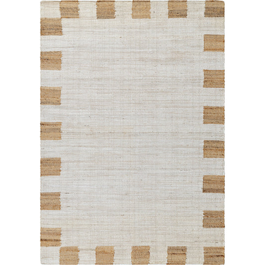 Gabie Rug - 484326 by Livabliss in slate, light silver, light wood. Made from face: 100% jute, warp: 100% jute in a unique style.