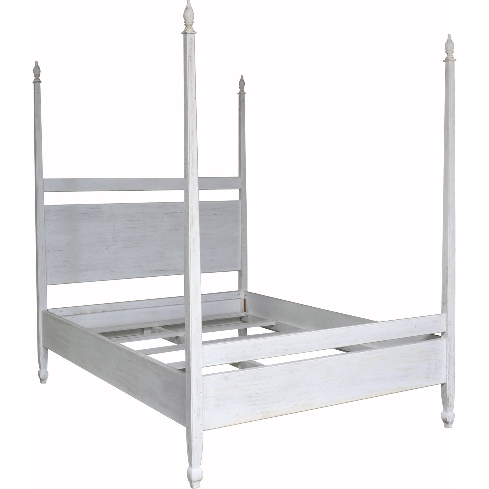Venice Bed by Noir in hand rubbed black. Made from mahogany in a transitional style.