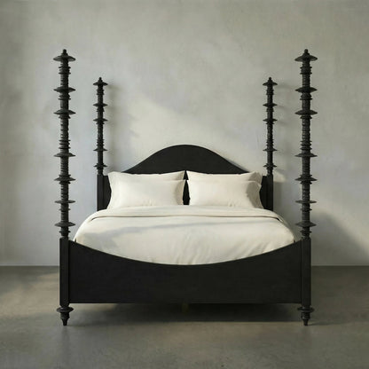 Ferret Bed by Noir. Made from mahogany in a traditional style.