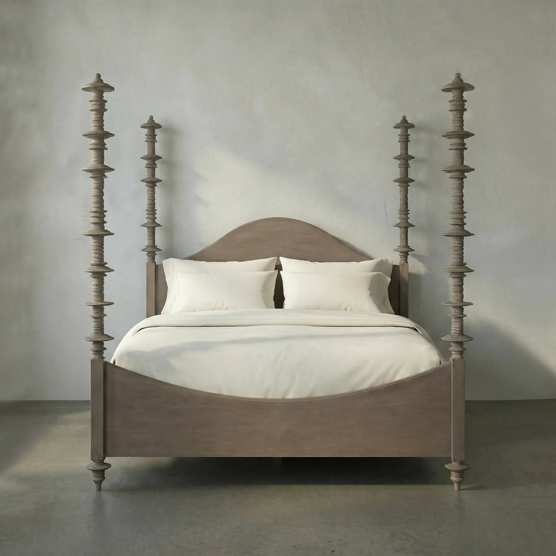 Ferret Bed by Noir. Made from mahogany in a traditional style.