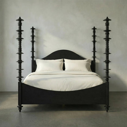 Ferret Bed by Noir. Made from mahogany in a traditional style.